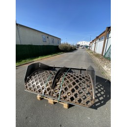 Grille complète pour broyeurs rapides en Hardox 500 haut