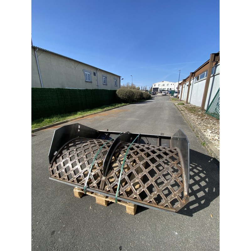 Grille complète pour broyeurs rapides en Hardox 500 haut
