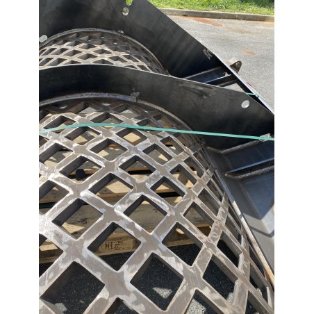 Grille complète pour broyeurs rapides en Hardox 500 côtés