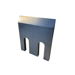 Lame de 200 x 225 x 18 mm pour déchiqueteuses incliné
