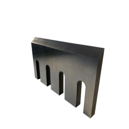 Lame adaptable de 295 x 178 x 20 mm sur déchiqueteuses incliné