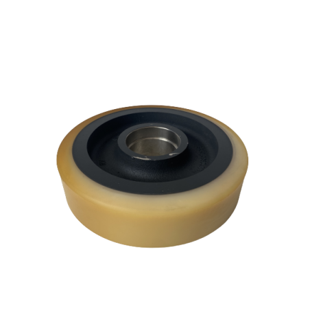 Support roller without bearing