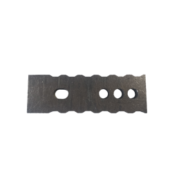 Adaptable side scraper for Willibald Shark quick shredders