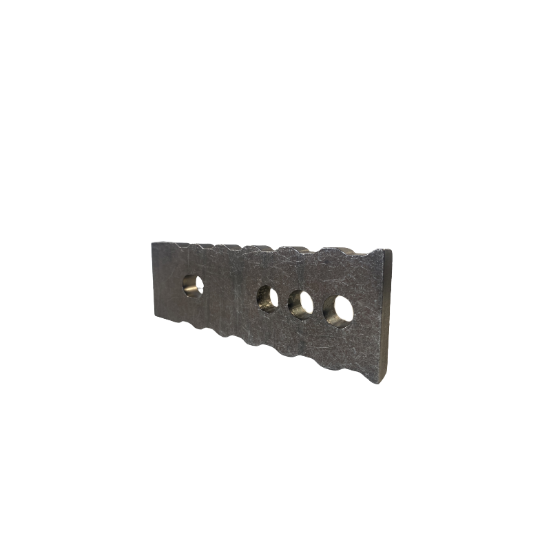 Adaptable side scraper for Willibald Shark quick shredders