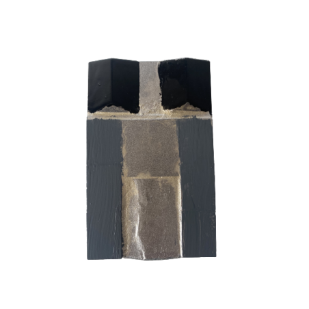 Marteau deux pointes avec insert + sept plaquettes en renforts pour broyeurs de pierres avant