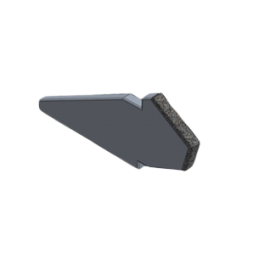 Faucille rechargée adaptable pour broyeurs lents Komptech-Crambo | VERCOM