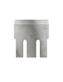 Couteau adaptable déchiqueteuse Mus-Max 233x245x20 mm