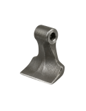 Marteau de broyage adaptable broyeur d'herbe | 85 x 40 x 100 mm axe 16,5 mm